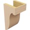 Ekena Millwork 6"W x 6"D x 12"H Wide Del Monte Rough Cedar Woodgrain TimberThane Corbel, Primed Tan CORUR06X06X12DELRCPR - alternate 5